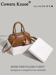Vintage High-Grade Niche Bowling Bag Design Handbag