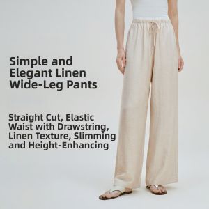 INMAN | French Style Orange Pure Ramie Short Sleeve Blouse