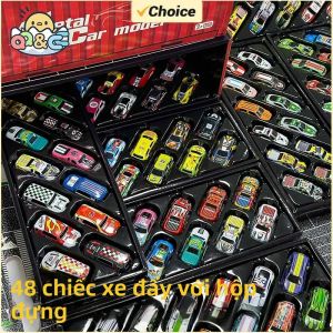 Bộ Xe Hơi Mini Kéo Lùi Bằng Quán Tính 10-48 Chiếc Dành Cho Bé Trai Mô Hình Xe Bằng Nhựa Kèm Hộp Đựng Đồ Chơi Quà Tặng Sinh Nhật Cho Trẻ Em