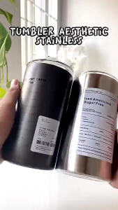 Tumbler Kopi Viral 600 ML  TUMBLER AMERICANO Cup Stainless Steel Gelas Coffee Tumbler Stainless Tumbler Tahan Panas Dingin EZZY