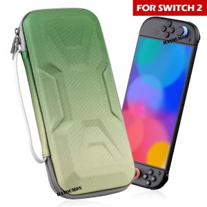 Gradient Color Travel Carrying Case For Switch 2 Model 2025 Game Console Storage Bag EVA Hard Protective Hand Bag For NS 2