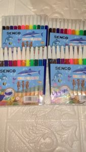 Spidol Warna Warni 1 set isi 12 pcs Watercolor Water colour base pen murah