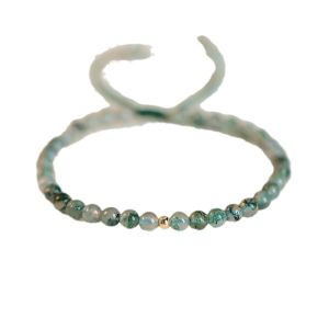 2024 Handmade Chinese Style Womens Bracelet with Water Grass Design Lucky Beads Couple And Best Friend Jewelry