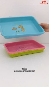 Mitra Loka Nampan Plastik 1 Lusin Baki Persegi 04