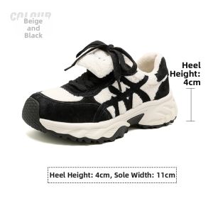 Josiny | Thick Fur Warm Casual Dad Shoes