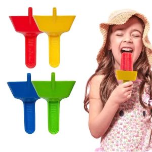 Ice Cream Mold Drip Free Ice Holder Mess Free Frozen Treats Rack Popsicle Holder with Straw for Drip-Proof Popsicle Rack
