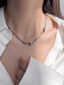 Vòng Cổ Dây Chuyền Trang Sức Dáng Ngắn Choker Xương Đòn Gấp Khúc Độc Đáo Phong Cách Âu Mỹ Thời Trang Cao Cấp Sang Trọng Phụ Kiện Khí Chất Cá Tính VC-120