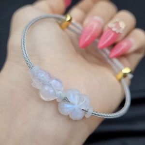 Vòng cáp cỏ 4 lá tỳ hưu Moon - Phong Thủy TUDO