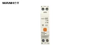 MANHOT 63A WIFI Smart Circuit Breaker Metering Smart Switch Timer with voltage and current protection Voice Control With Alexa