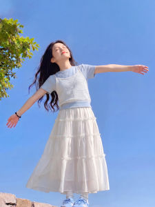 ZIRUIBABA | Summer Fashion Faux Two-piece Dress Set