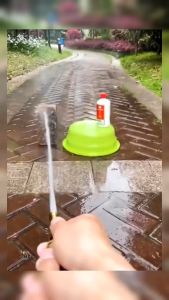 DADIDU Paket Selang 1/2 Inch ( 2 5 10 Meter ) Semprotan Air Lurus Kuningan - Selang Doff Elastis 1/2 Inchi Semprotan Nosel Kuningan Cuci Motor Mobil Siram Taman Tanaman - Plus Nosel Kuningan Free Klem 2