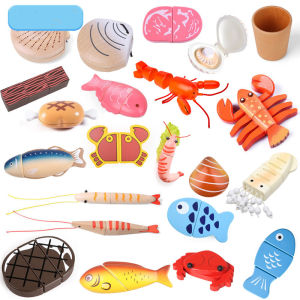 Magnetic Seafood Cutting Play Toy
