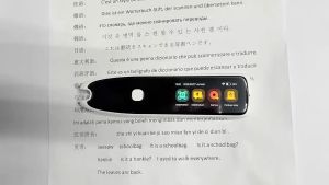 3.38 inch Multilingual Smart Scanning Translator 9 languages Offline + 134 languages Online Photo and voice translation dictionary pen Mandarin Learning Chinese-English translation pen 多语言翻译笔 点读笔