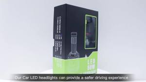 Bóng Đèn Pha Ô Tô LED 200W 6000K Mini Siêu Sáng Turbo H7 H1 H3 H11 9005 9006 H4 Canbus Đèn Sương Mù Góc Chiếu 360 Độ