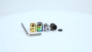 1Set Anti Theft Tire Valve Caps with O Rubber Ring Universal Stem Covers for Cars SUVs Bike and Bicycle Trucks Motorcycles