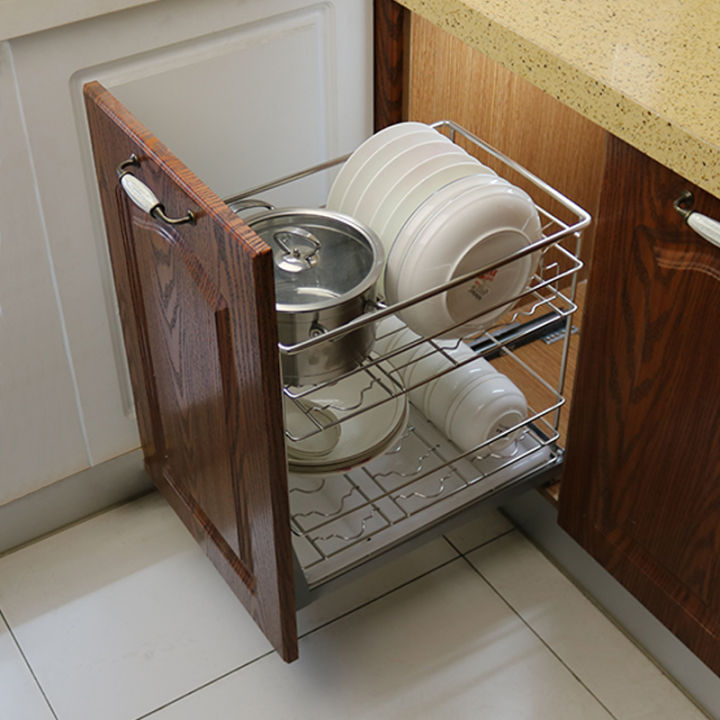 Pullout Basket Stainless Steel a Double Boiler Plate Tool Kitchen