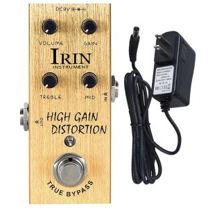 IRIN | IRIN AN-14 Bàn Đạp Đàn Guitar Có Độ Méo Cao EQ Toàn Dải Cho Blues Rock Đến Heavy Metal Với Bộ Chuyển Đổi 9V Cấu Tạo Bằng Kim Loại