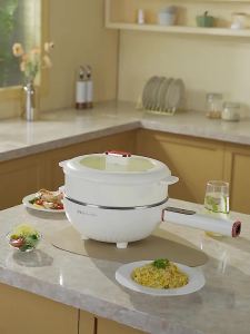 Electric Frying Pan All-in-One Multi-Functional Electric Cooker Household High-Power Frying and Cooking Electric Chafing Dish