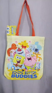 Official SpongeBob SquarePants Tote Bag Nickelodeon Viacom 2025 Design 2 Two