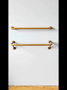 Gold Metal Clothes Rack Wall Hanger Display Rack Detachable Hanger Rack For Clothes Wardrobe Storage