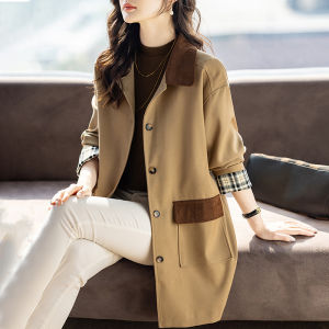 Hangzhou Esprit Womens Casual Shirt Jacket Long Sleeve Turn-down Collar Button Closure Pocket Detail Commute Style Outerwear