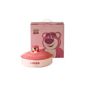 Hộp đựng bánh kẹo - Hộp đựng mứt Hình Gấu Dâu Lotso siêu đẹp [Chính Hãng Disney]