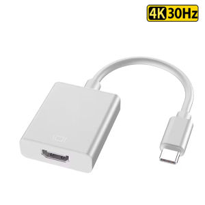 DOONJIEY Type C to HDMI-compatible Adapter 4K 60Hz USB C USB3.1 Male to HDMI Female Converter Cable for PC MacBook iPad Laptop