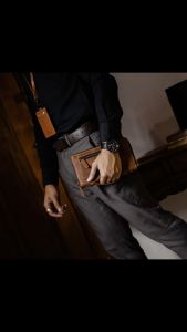 HANDBAG KULIT SAPI CRAZY HORSE PRIA - ELEGAN SIMPEL & PRAKTIS