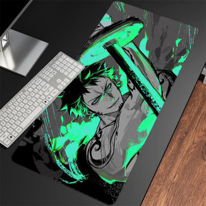 Bandai | Black and white Mouse Pad Big Size Anime Desk Mat Gamer Non-Slip Keyboard Pad O-one P-piece Law Computer Mousepad Gaming Carpet