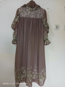 MIDUNG MIDI KERUDUNG ZARA BAHAN CERUTY FULL furing CERUTY BABYDOLL UNTUK LEBARAN
