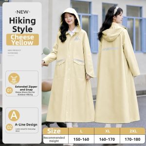 RAINCATO | Rainproof Long Women Raincoat for Adults and Students