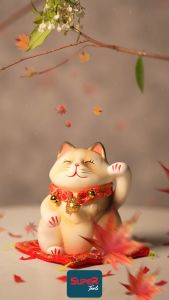 แมวญี่ปุ่น แมวนำโชค LM05-3