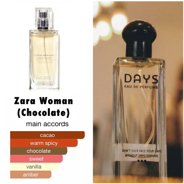 DAYS PARFUME dengan inspirasi dari Zara Woman Chocolate Parfum