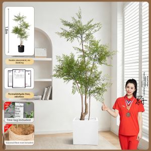 High-end Large Floor Indoor Faux Green Plant
