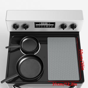 LMETJMA Stove Top Cover for Electric Stove Silicone Stove Mat for Glass Top Kitchen Gas Burners Glass Cooktop Protector Covers