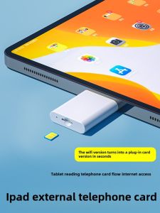 Dongya Is Suitable for iPad Network Card Pro Tablet Wireless USB External Typec to SIM to Plug in Phone Card Laptop External WiFi Version to 4G Cellular Movable Expansion Dock
