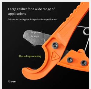 High-Quality 32mm Multi-Purpose PVC/PPR/PE Pipe Cutter for Home Improvement