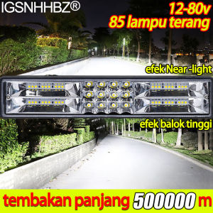Lebih Terang Dari Bulan: Lampu Depan Mobil LED Bar 12-80V 8800 Lumen Kuning Putih