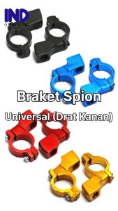 Bracket Breket Brecket Braket Dudukan Kleman Spion Sepion CNC Untuk Semua Jenis Motor - Universal Merah Emas Biru Silver Hitam