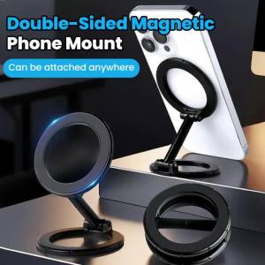 Giá Đỡ Điện Thoại Từ Tính Hai Mặt 360 Độ ° Giá Đỡ MagSafe Xoay Gập Được Cho iPhone 17/16 Huawei Xiaomi - Chất Liệu Nhựa