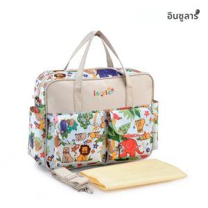 กระเป๋าผ้าอ้อมกันน้ำมาใหม่ล่าสุด210D ไนลอนกระเป๋าใส่ผ้าอ้อมเด็กอเนกประสงค์สำหรับคุณแม่กระเป๋าเปลี่ยนผ้าอ้อม