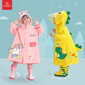 LORDWEY & BEMEY เสื้อกันฝนสำหรับเด็กอนุบาลเสื้อกันฝนกันน้ำพิเศษสำหรับเด็กผู้ชายและเด็กผู้หญิง