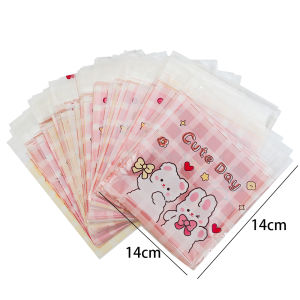 100 Chiếc Hoạt Hình Dễ Thương Gấu Snack Cookie Túi Nhựa Tự Dính Bao Bì Kẹo Cho Đám Cưới Sinh Nhật Quà Tặng Bánh Quy Những Dịp