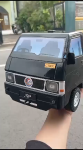Mainan Mobil Pick Up DT 07 Ada Musik Telolet Dan Lampu Kelap Kelip Jalan Manual Free Tali | Mainan Koleksi  Bagian Belkang Bisa Diisi Muatan Warna HItam Elegan Bahan Plastik Berkualitas