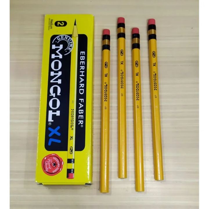 Mongol XL with Eraser No. 2 12PCS | Lazada PH