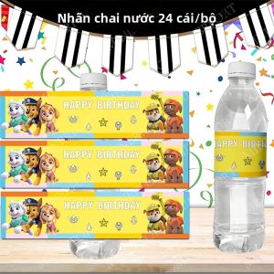 Paw Patrol | Paw Patrol Nhãn Dán Chai Nước DIY Bộ Trang Trí Xếp Hình Cho Trẻ Em Bé Trai Sinh Nhật Tiệc Giáng Sinh Ủng Hộ Quà Tặng
