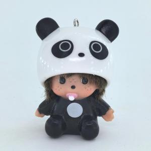 Sanrio | Cute Hello Kitty Monchhichi Doll Keychain TPR Material Cartoon Pendant Bag Charm Car Key Ring Lovely Gift for Girls