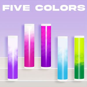 5.5x24in/5.5x60in Cold-Activated Color-Changing Smart Adhesive Vinyl For Cricut JoyColor Changing Vinyl for CraftsStickers Cup