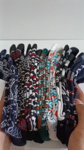 Kaos Kaki Motif Tribal Panjang Batik Etnik 6 Pasang