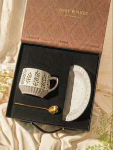 MODERN SWEETHOME | Underglaze Ceramic Coffee Cup Women Gift